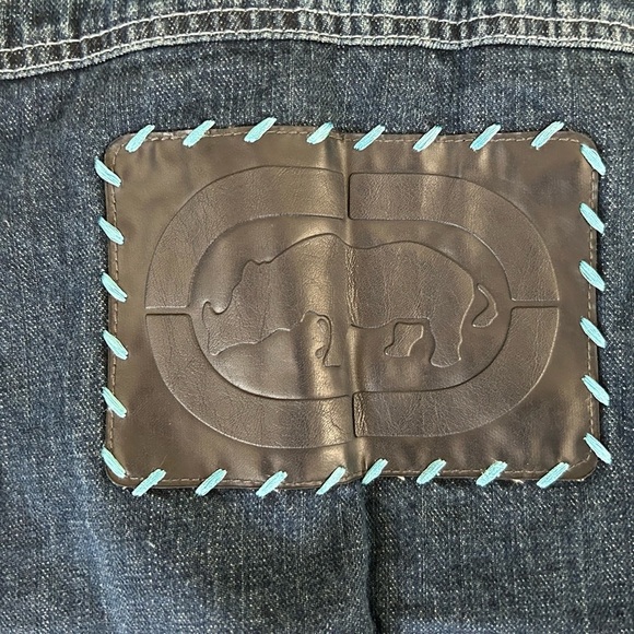 New Jean Jacket boys size 7 Ecko unlimited coat denim foundry - Picture 3 of 6